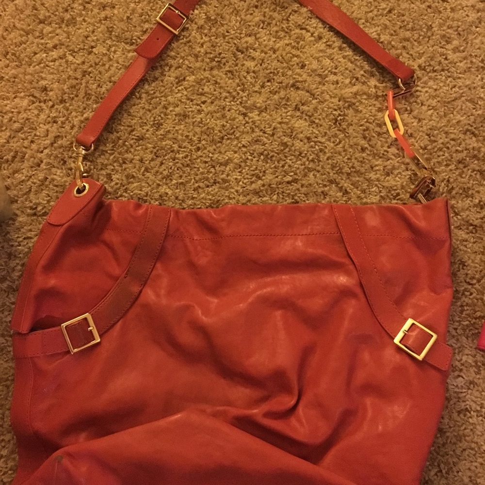 Juicy Couture leather hobo/messenger bag 100% auth